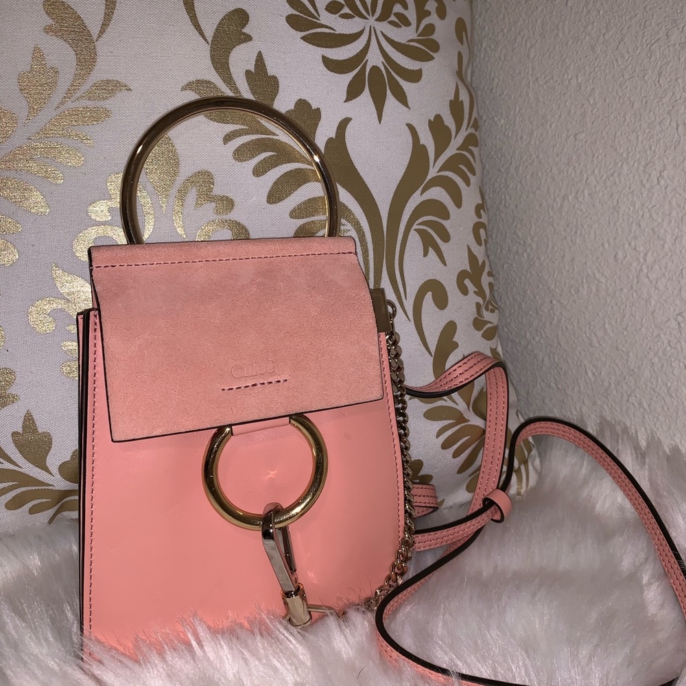 Chloé Faye Crossbody in pink